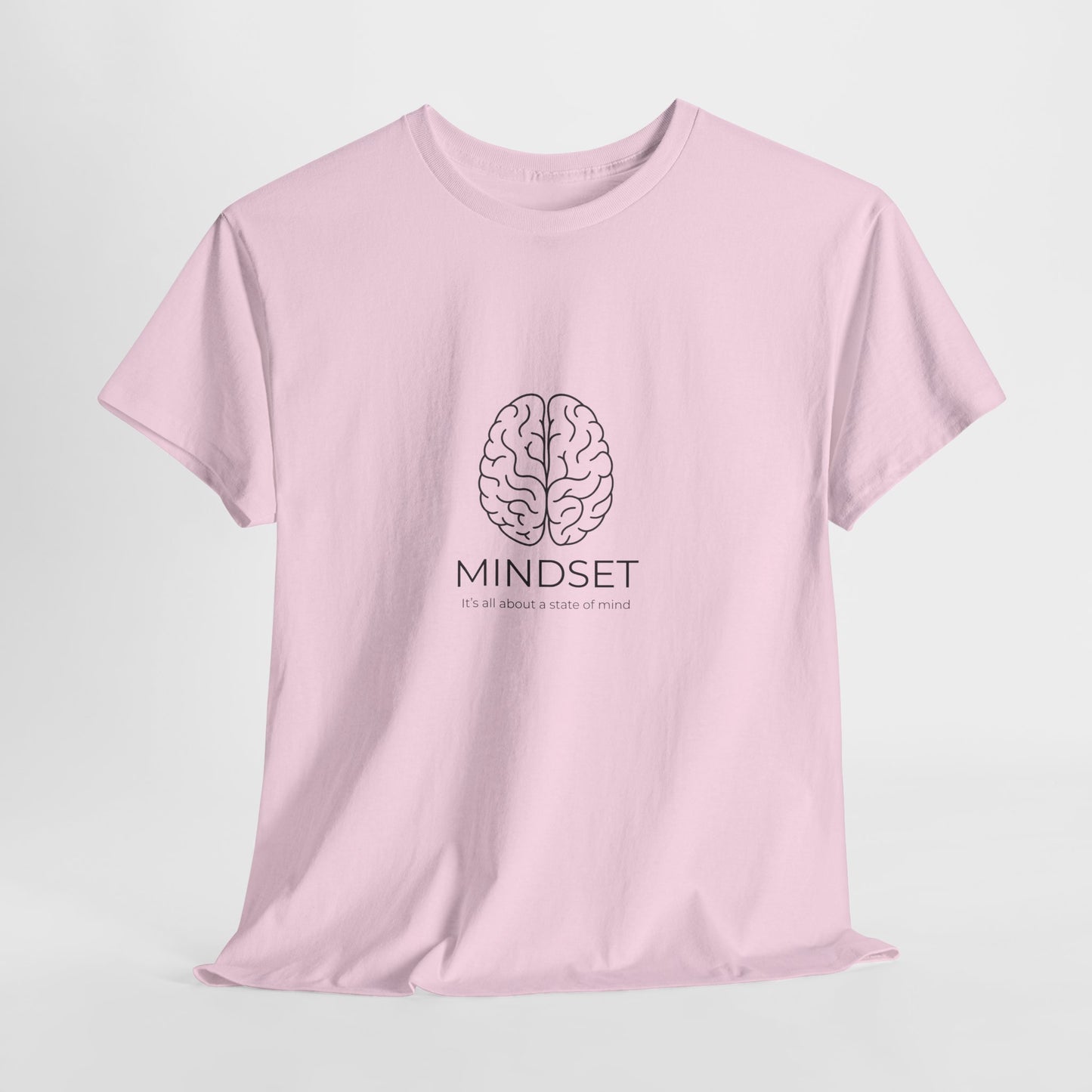 Mindset Unisex Heavy Cotton Tee - Motivational Shirt, Gift, Positive Vibe, Wellness Fashion, Inspirational Clothing