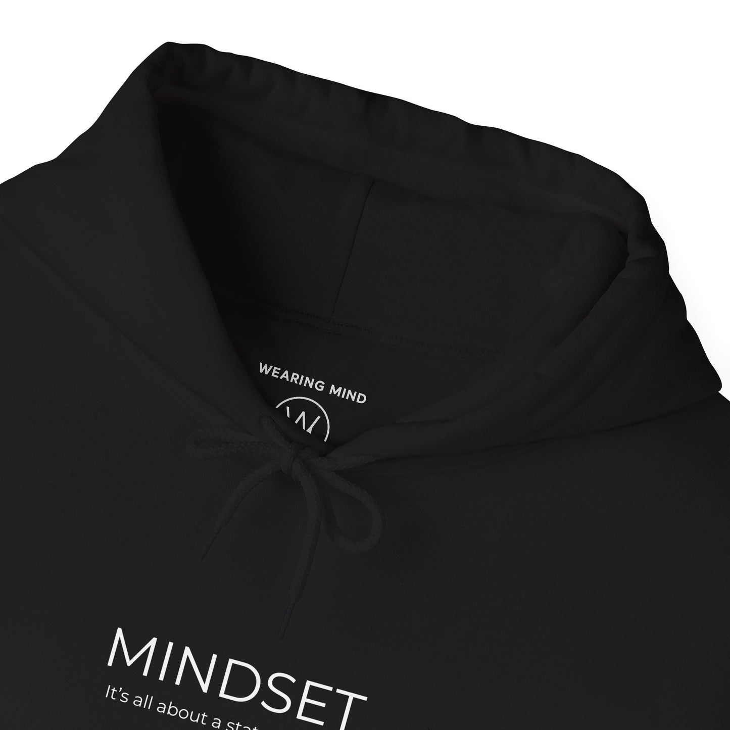 Mindset Unisex Heavy Blend Hooded Sweatshirt, Cozy Hoodie for Inspiration, Perfect Gift for Mindfulness, Motivational Apparel.