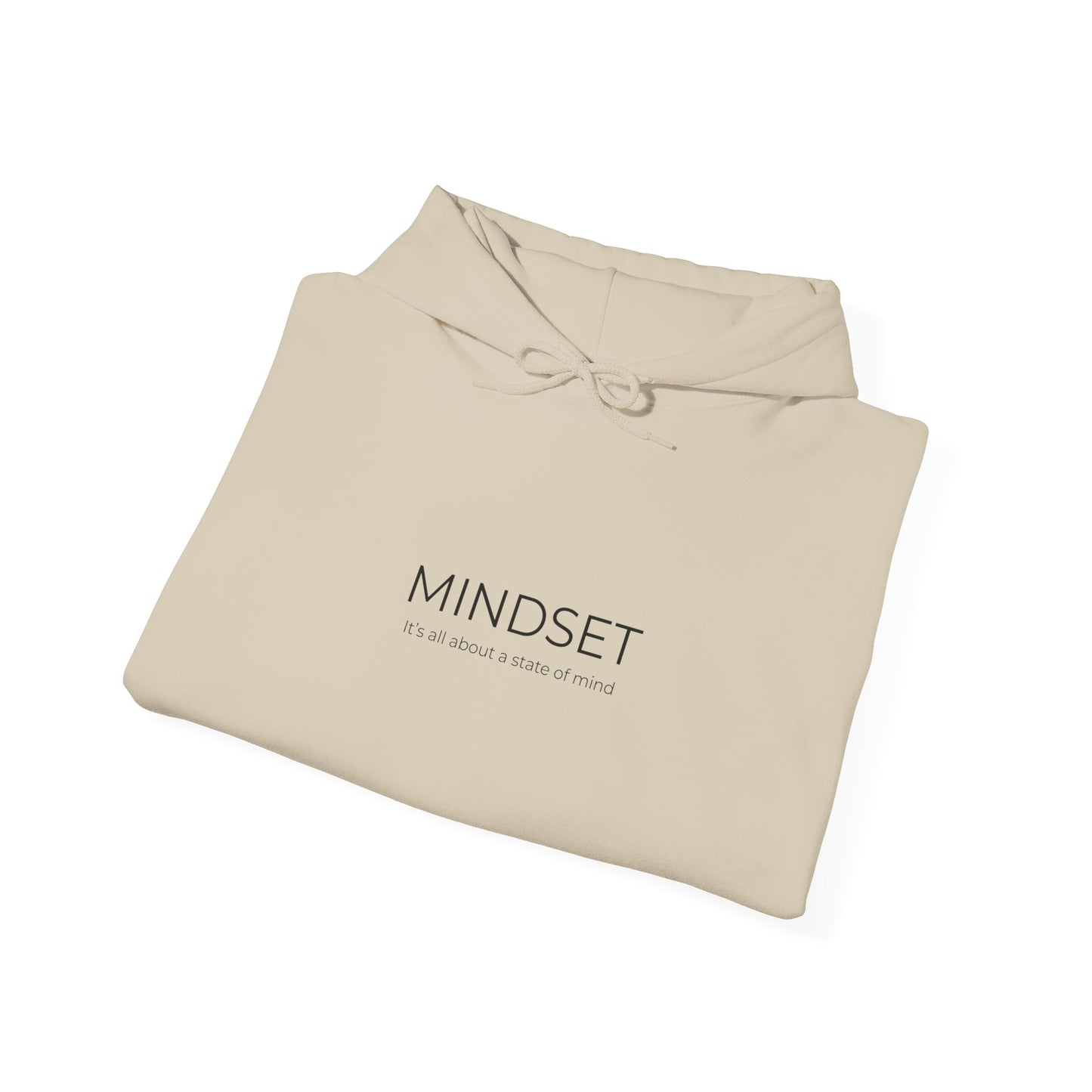 Mindset Unisex Heavy Blend Hooded Sweatshirt, Cozy Hoodie for Inspiration, Perfect Gift for Mindfulness, Motivational Apparel.