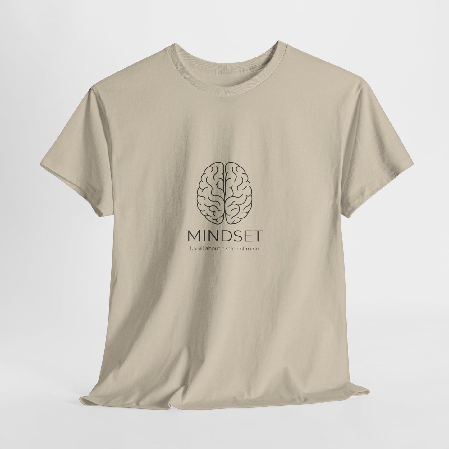 Mindset Unisex Heavy Cotton Tee - Motivational Shirt, Gift, Positive Vibe, Wellness Fashion, Inspirational Clothing