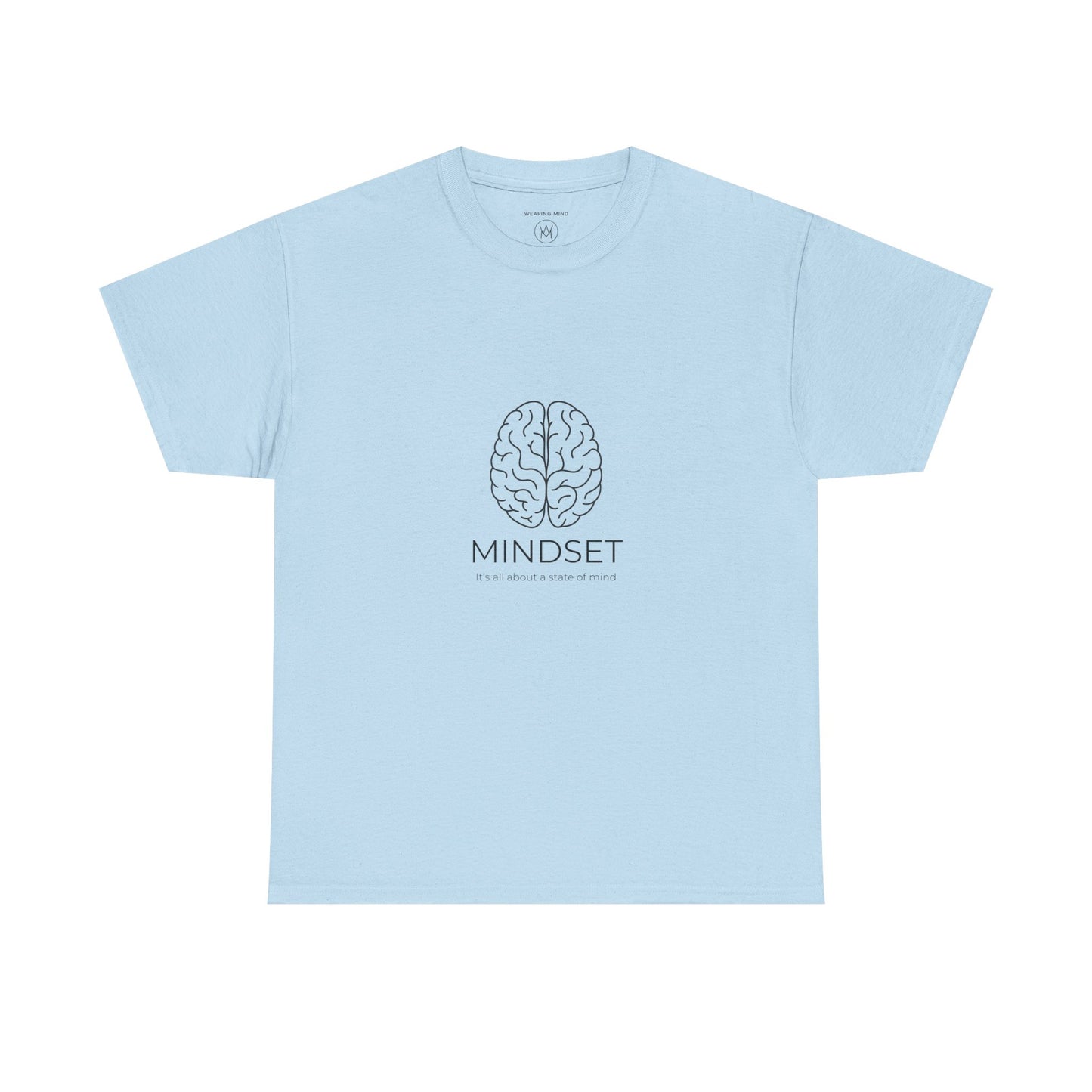 Mindset Unisex Heavy Cotton Tee - Motivational Shirt, Gift, Positive Vibe, Wellness Fashion, Inspirational Clothing