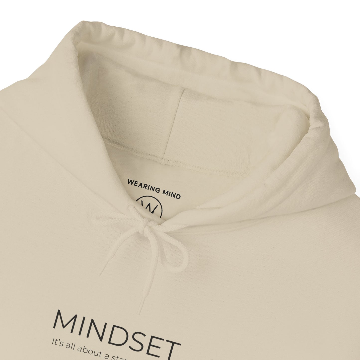 Mindset Unisex Heavy Blend Hooded Sweatshirt, Cozy Hoodie for Inspiration, Perfect Gift for Mindfulness, Motivational Apparel.