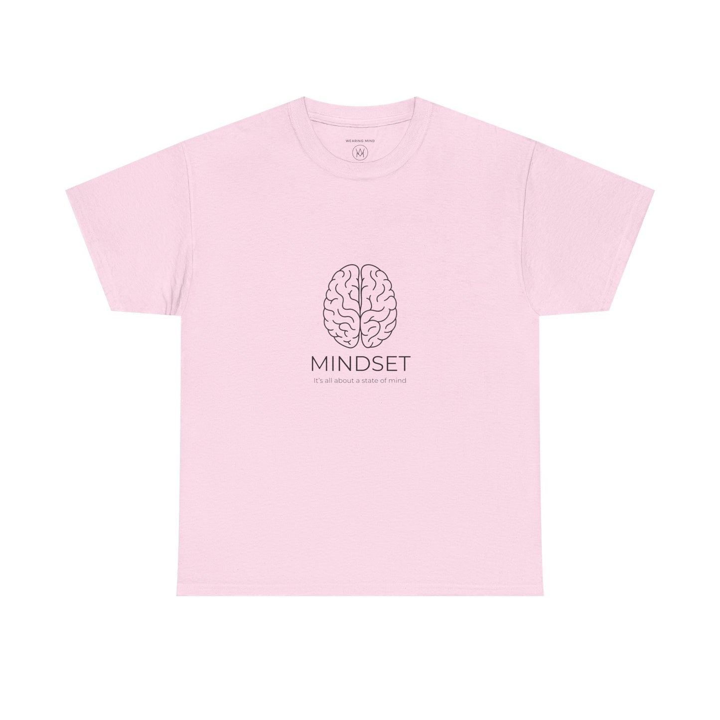 Mindset Unisex Heavy Cotton Tee - Motivational Shirt, Gift, Positive Vibe, Wellness Fashion, Inspirational Clothing