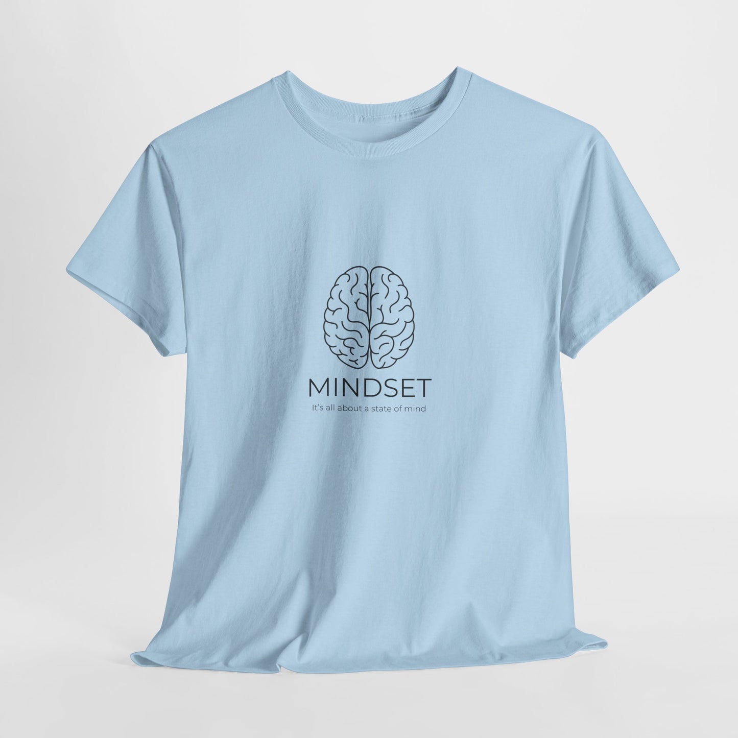 Mindset Unisex Heavy Cotton Tee - Motivational Shirt, Gift, Positive Vibe, Wellness Fashion, Inspirational Clothing