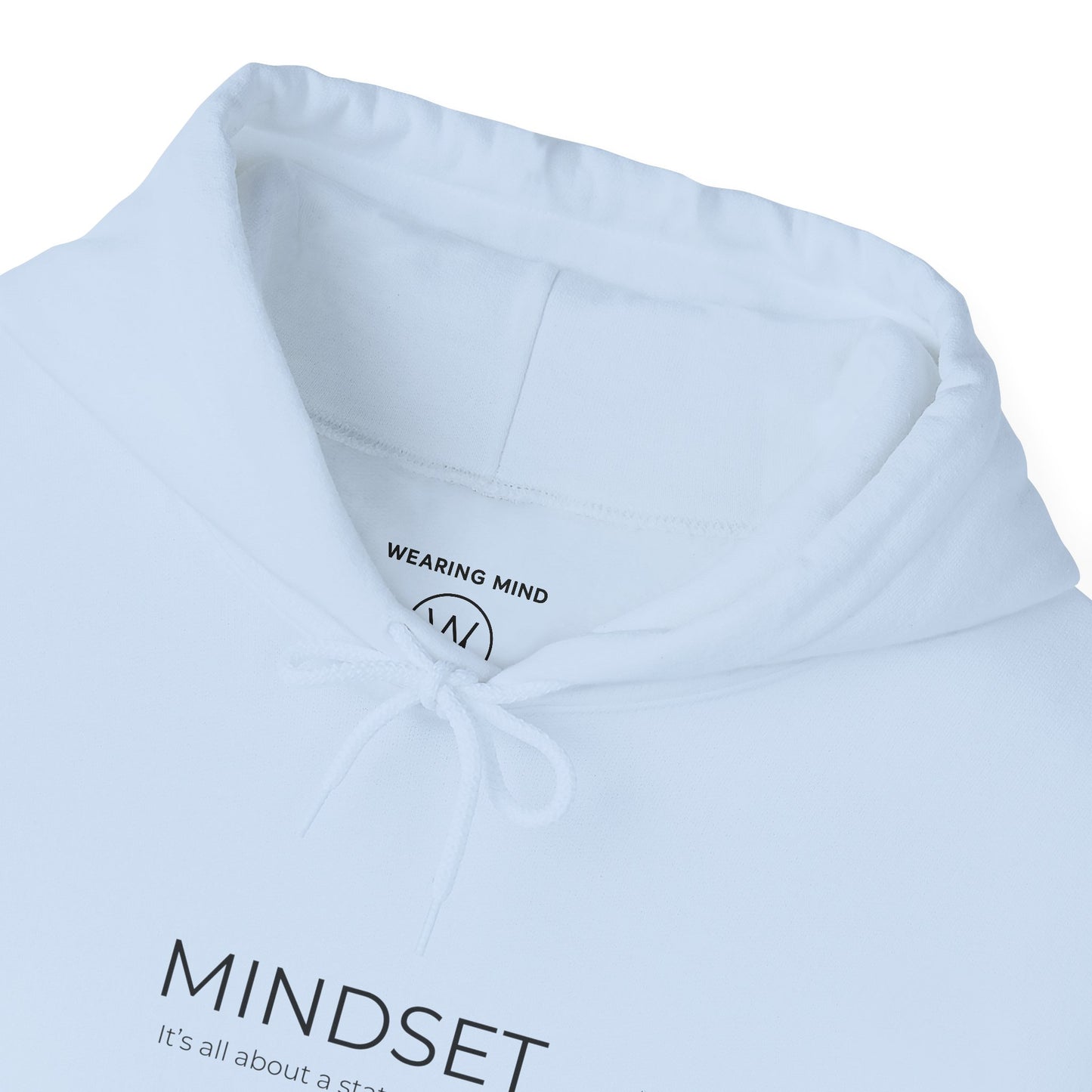 Mindset Unisex Heavy Blend Hooded Sweatshirt, Cozy Hoodie for Inspiration, Perfect Gift for Mindfulness, Motivational Apparel.