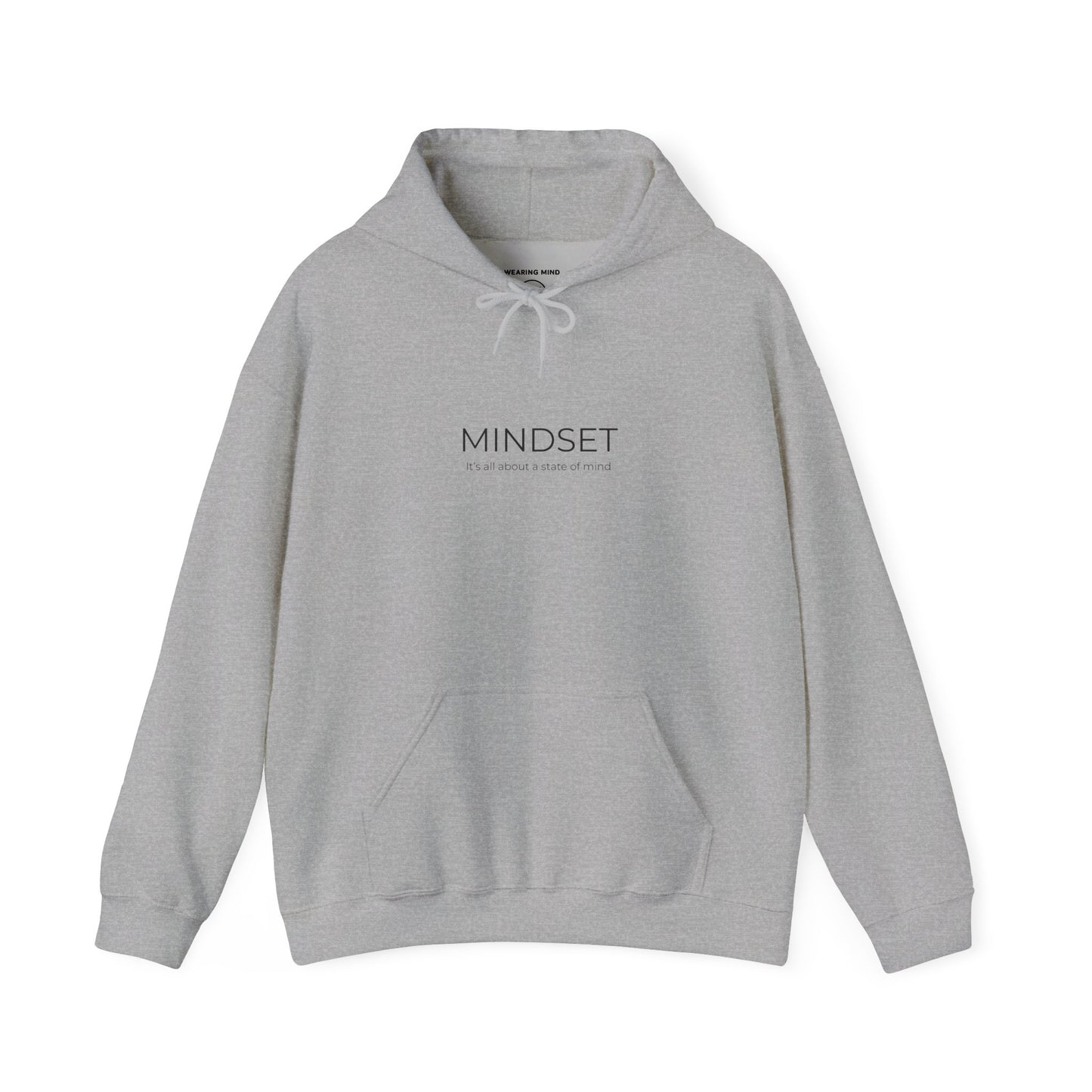 Mindset Unisex Heavy Blend Hooded Sweatshirt, Cozy Hoodie for Inspiration, Perfect Gift for Mindfulness, Motivational Apparel.