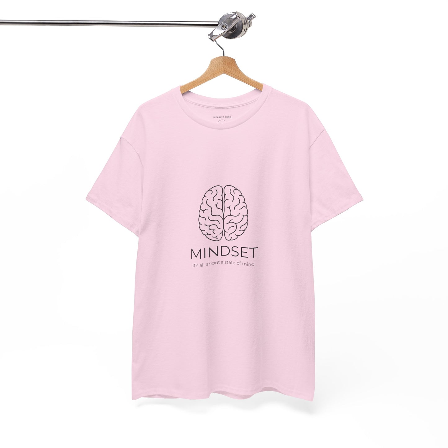 Mindset Unisex Heavy Cotton Tee - Motivational Shirt, Gift, Positive Vibe, Wellness Fashion, Inspirational Clothing