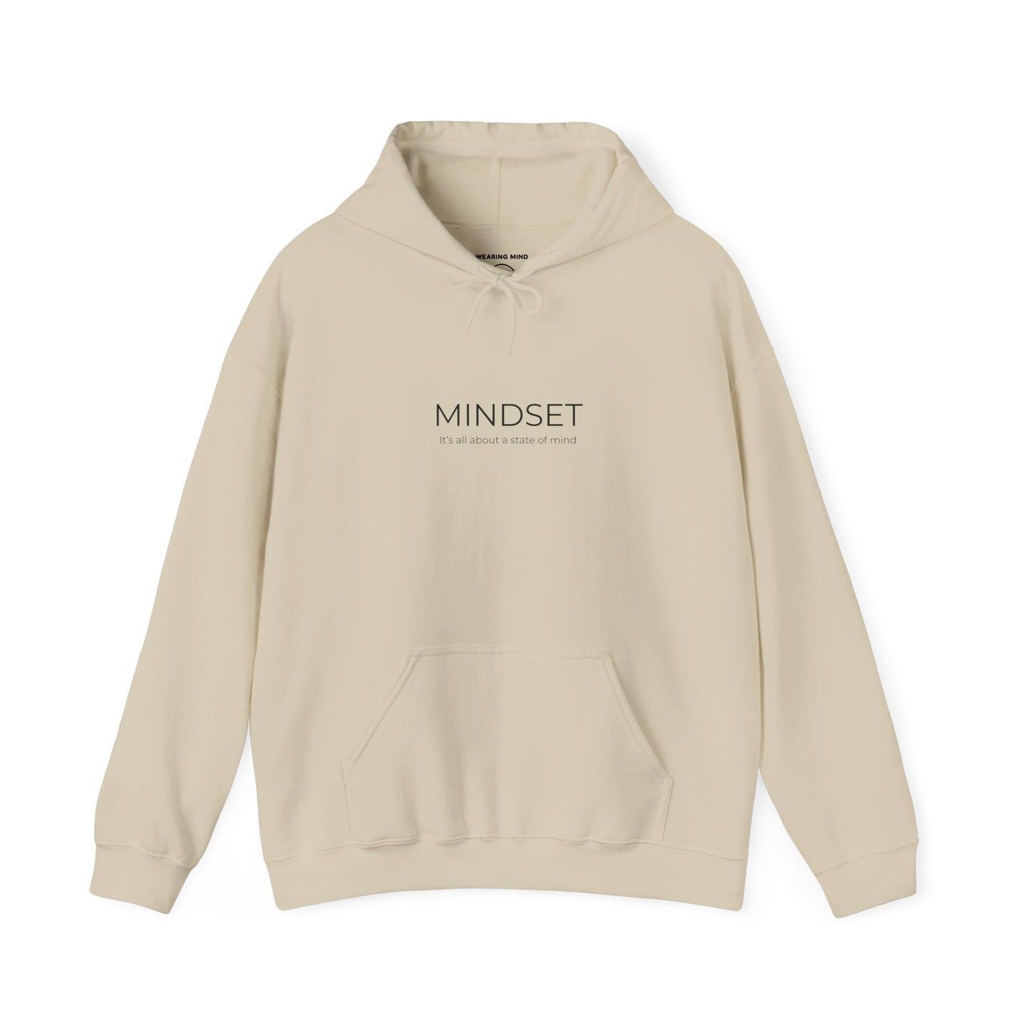 Mindset Unisex Heavy Blend Hooded Sweatshirt, Cozy Hoodie for Inspiration, Perfect Gift for Mindfulness, Motivational Apparel.