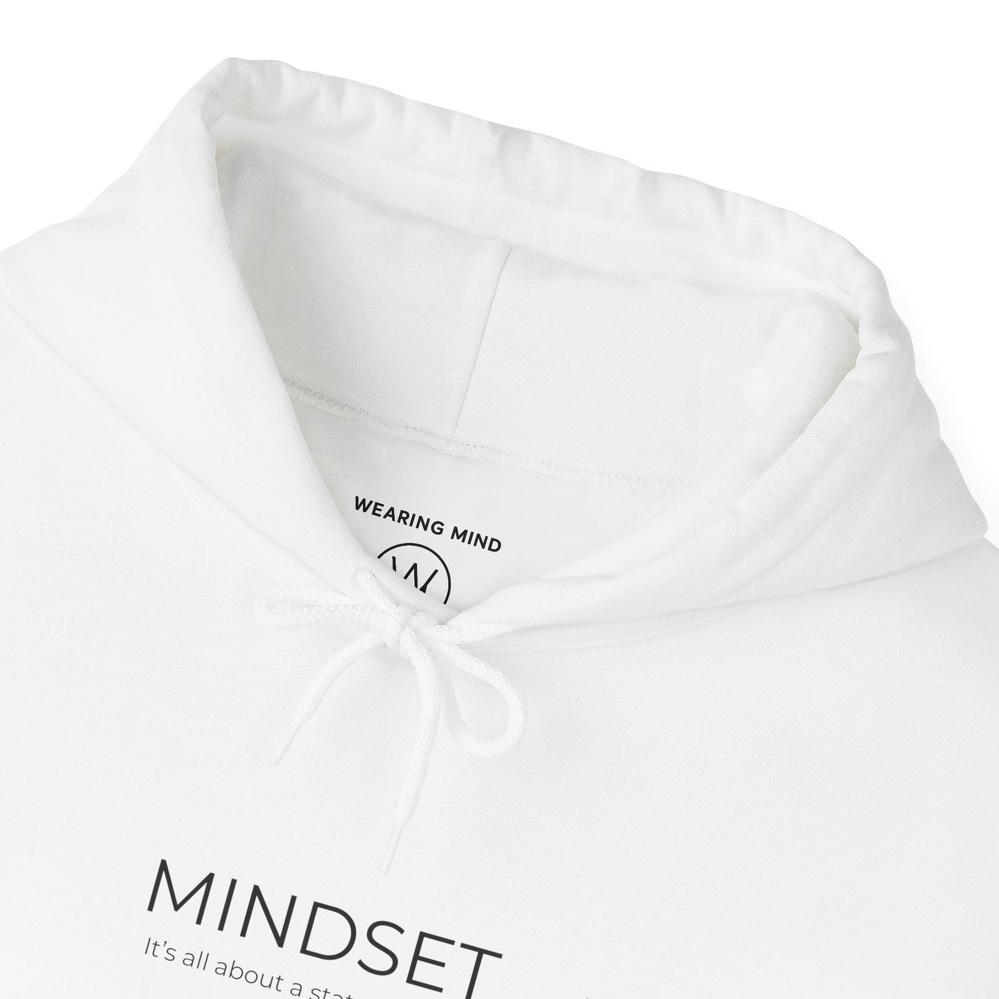 Mindset Unisex Heavy Blend Hooded Sweatshirt, Cozy Hoodie for Inspiration, Perfect Gift for Mindfulness, Motivational Apparel.