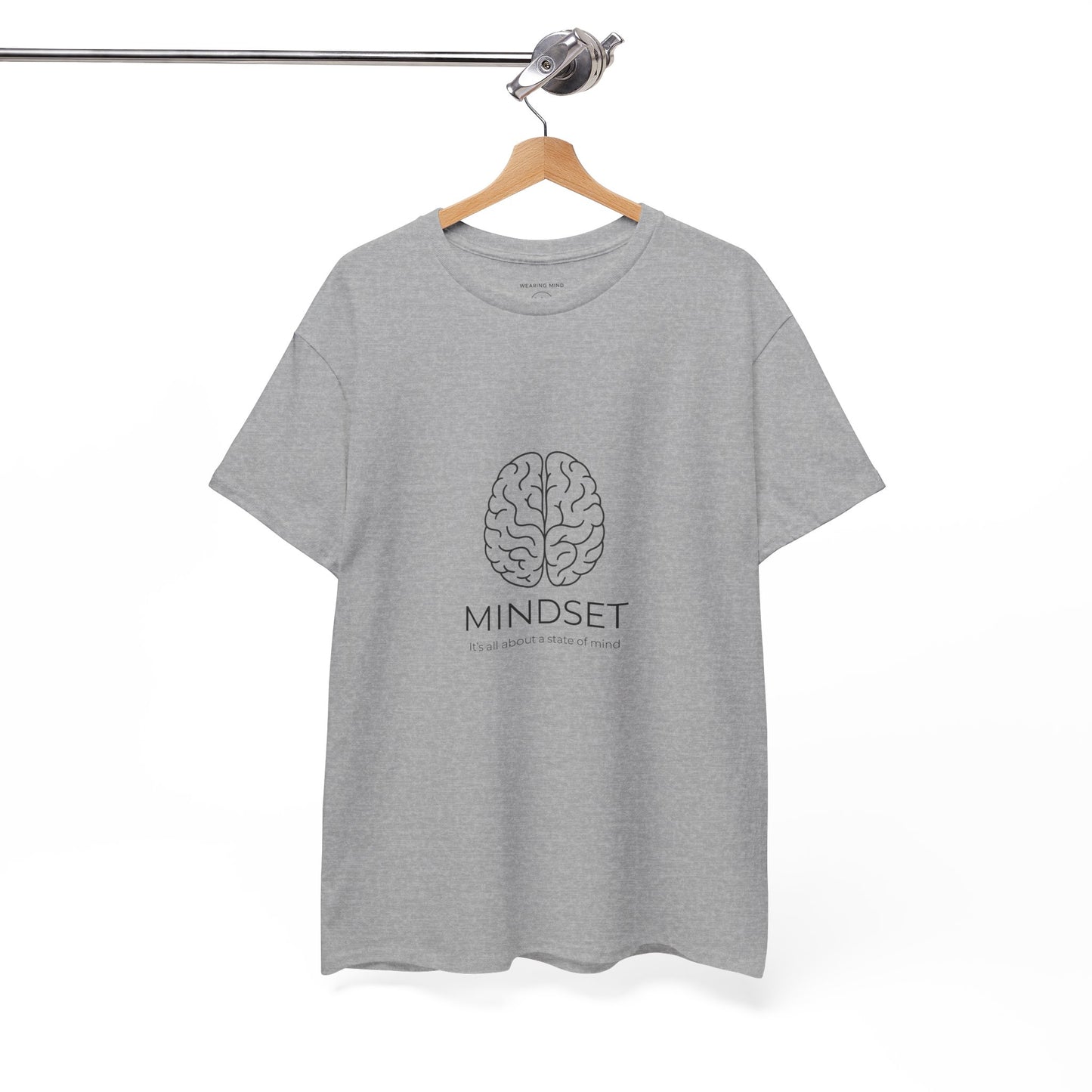 Mindset Unisex Heavy Cotton Tee - Motivational Shirt, Gift, Positive Vibe, Wellness Fashion, Inspirational Clothing