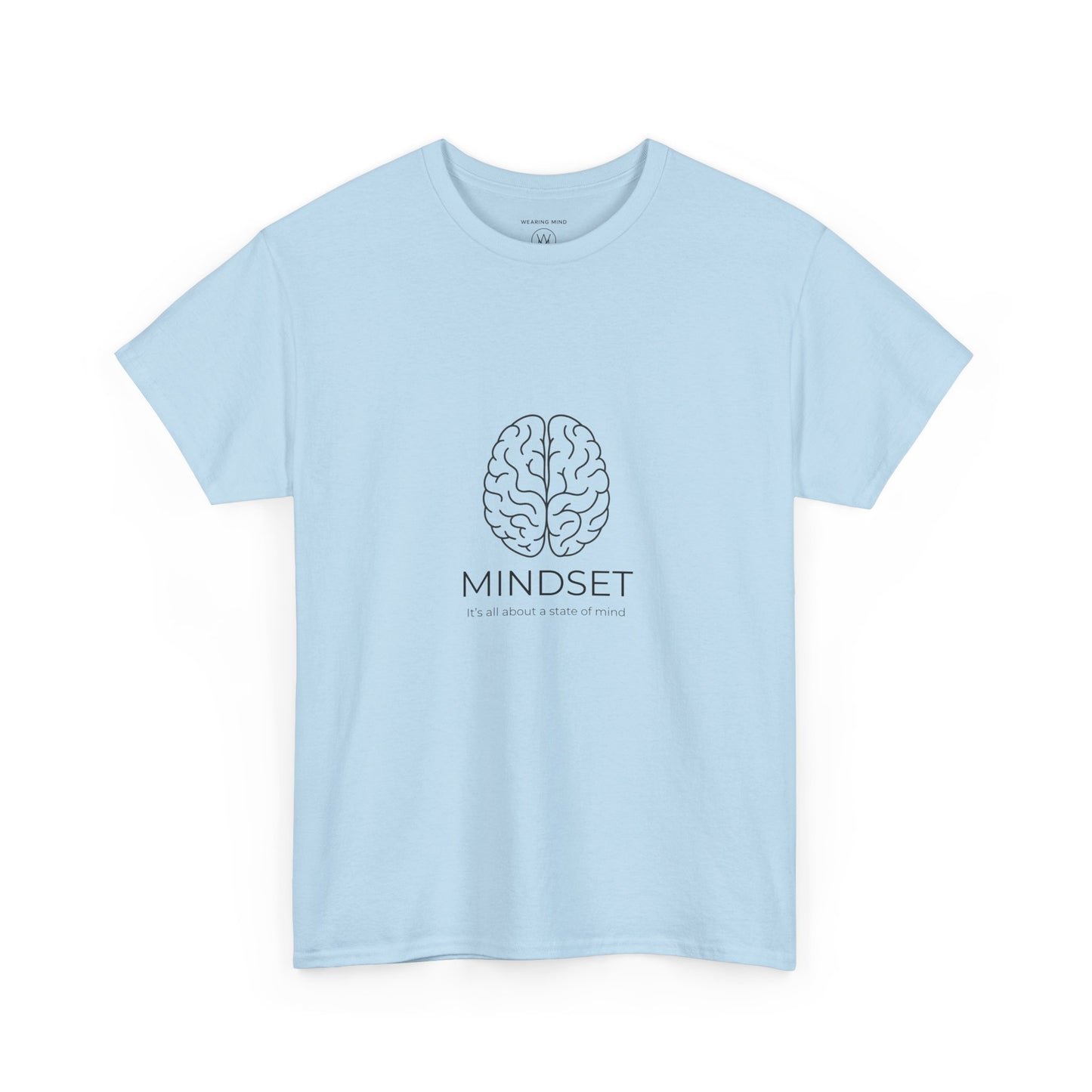 Mindset Unisex Heavy Cotton Tee - Motivational Shirt, Gift, Positive Vibe, Wellness Fashion, Inspirational Clothing