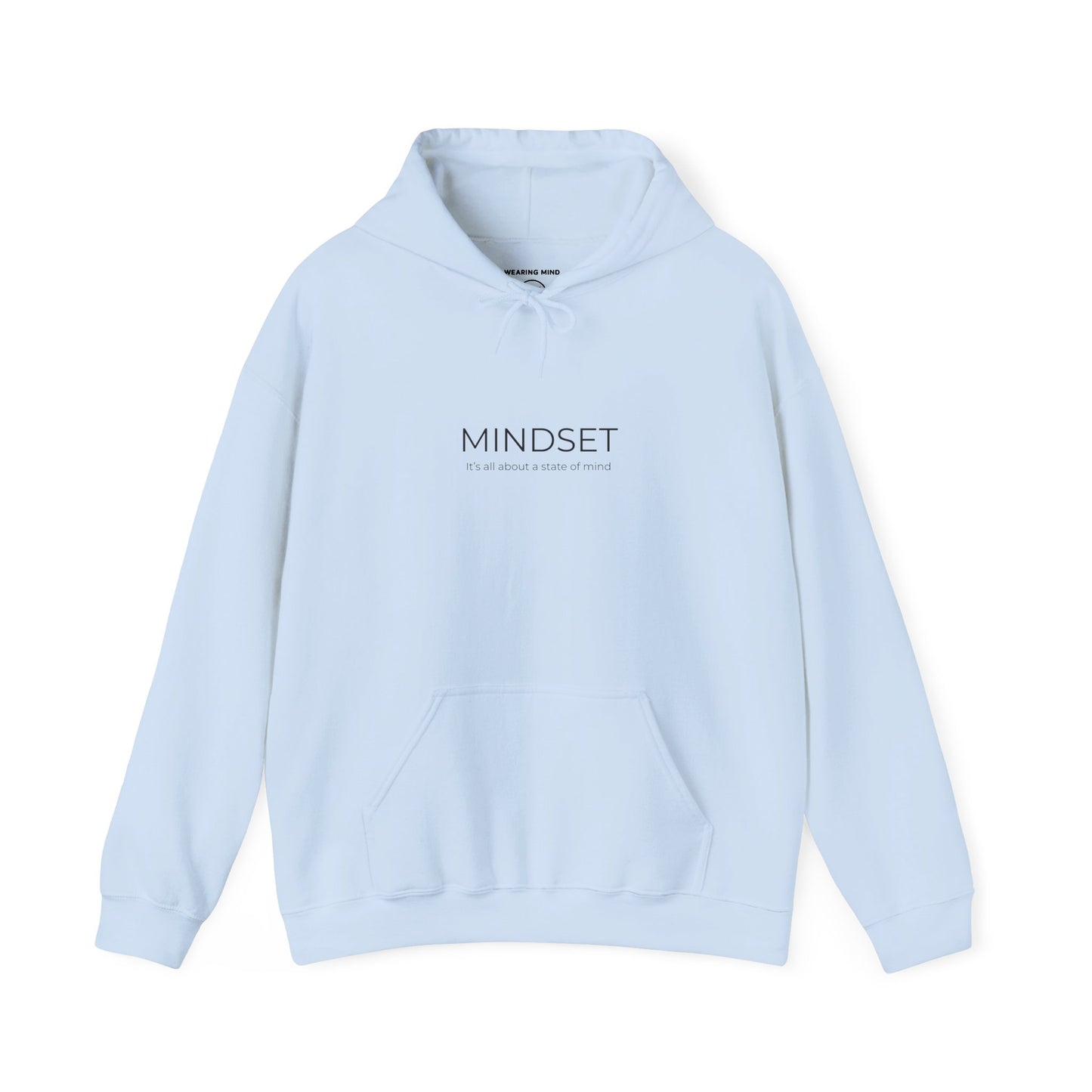 Mindset Unisex Heavy Blend Hooded Sweatshirt, Cozy Hoodie for Inspiration, Perfect Gift for Mindfulness, Motivational Apparel.