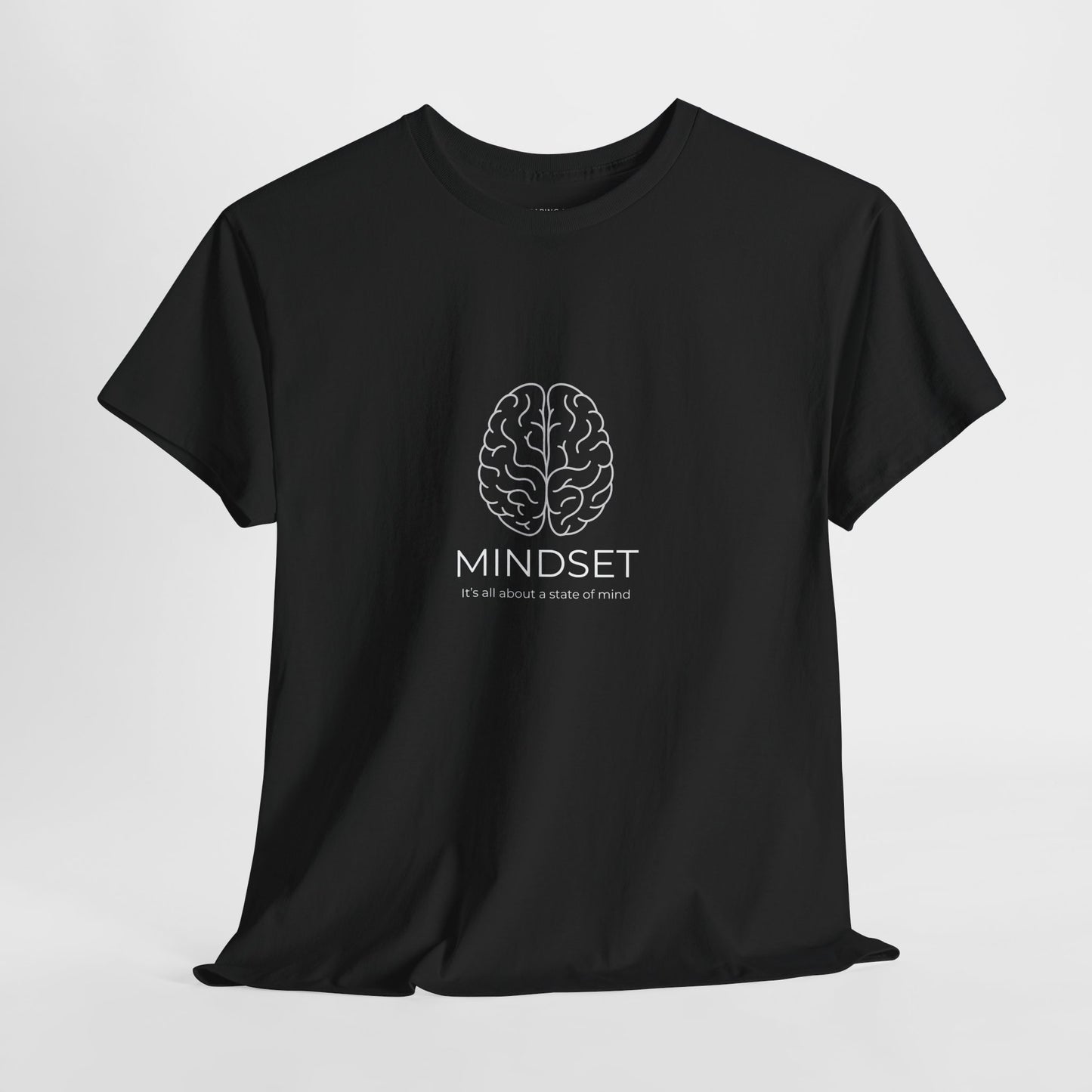 Mindset Unisex Heavy Cotton Tee - Motivational Shirt, Gift, Positive Vibe, Wellness Fashion, Inspirational Clothing