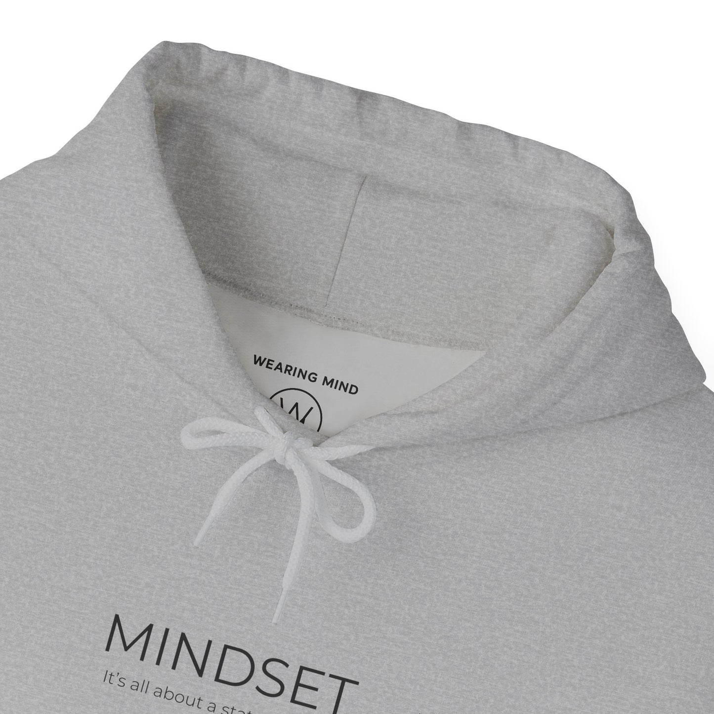 Mindset Unisex Heavy Blend Hooded Sweatshirt, Cozy Hoodie for Inspiration, Perfect Gift for Mindfulness, Motivational Apparel.