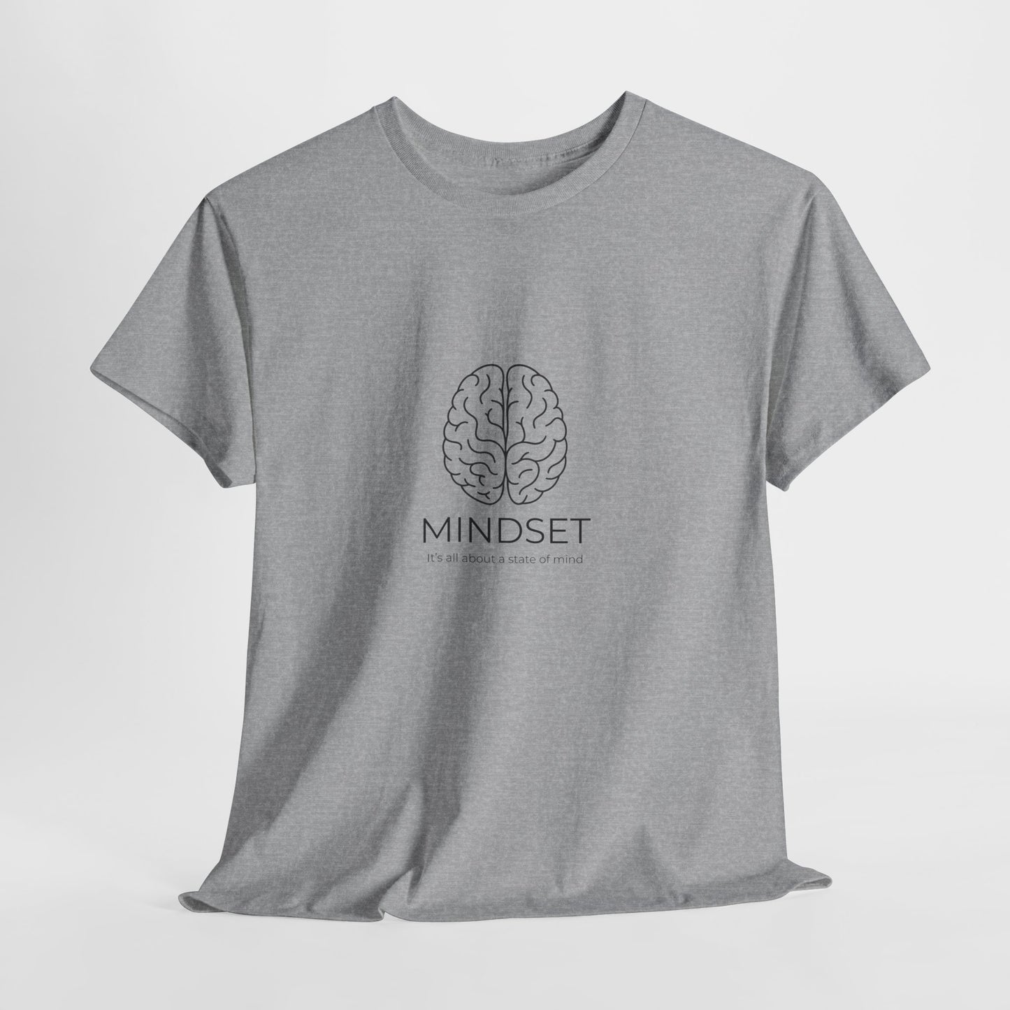 Mindset Unisex Heavy Cotton Tee - Motivational Shirt, Gift, Positive Vibe, Wellness Fashion, Inspirational Clothing