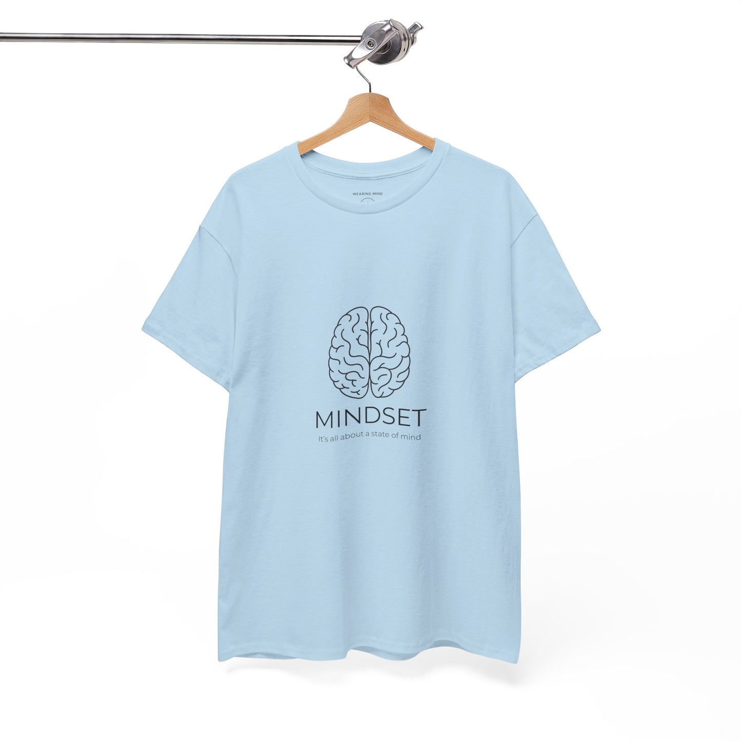 Mindset Unisex Heavy Cotton Tee - Motivational Shirt, Gift, Positive Vibe, Wellness Fashion, Inspirational Clothing