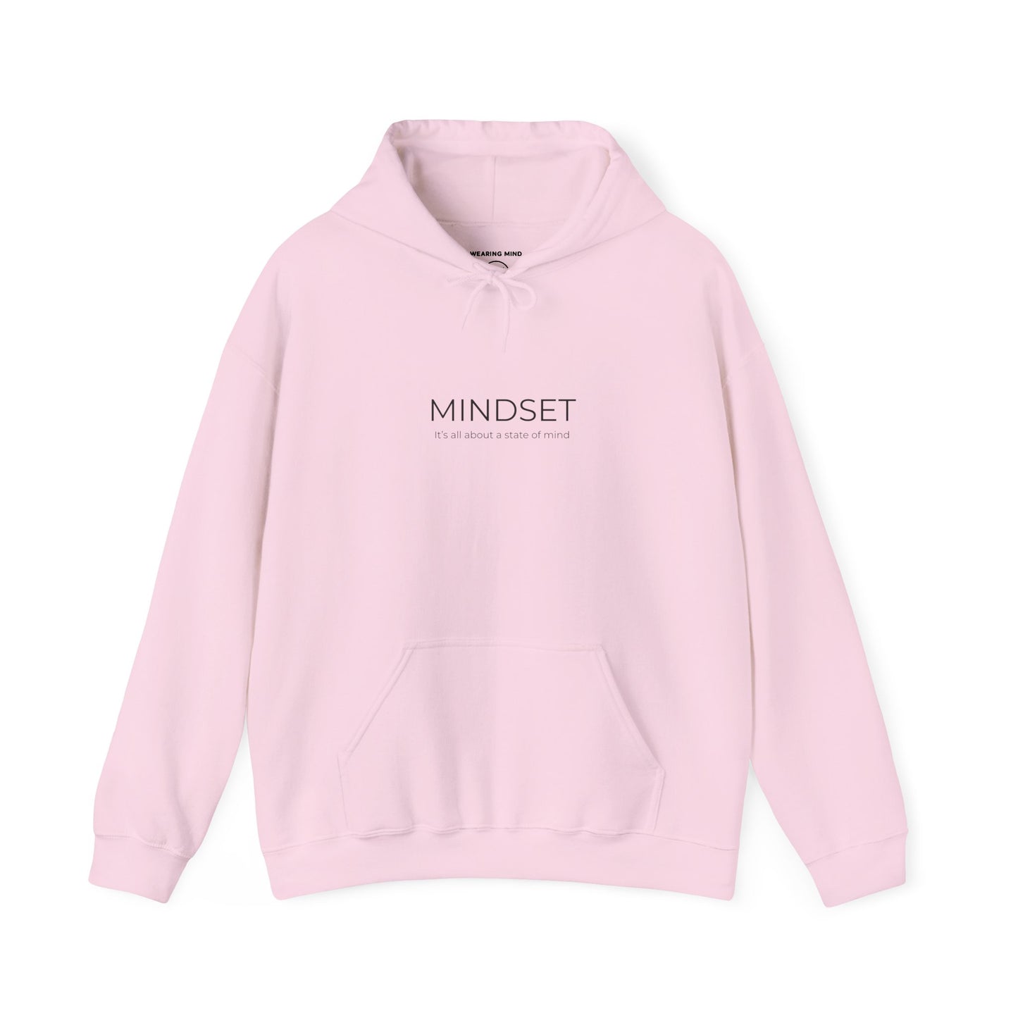 Mindset Unisex Heavy Blend Hooded Sweatshirt, Cozy Hoodie for Inspiration, Perfect Gift for Mindfulness, Motivational Apparel.