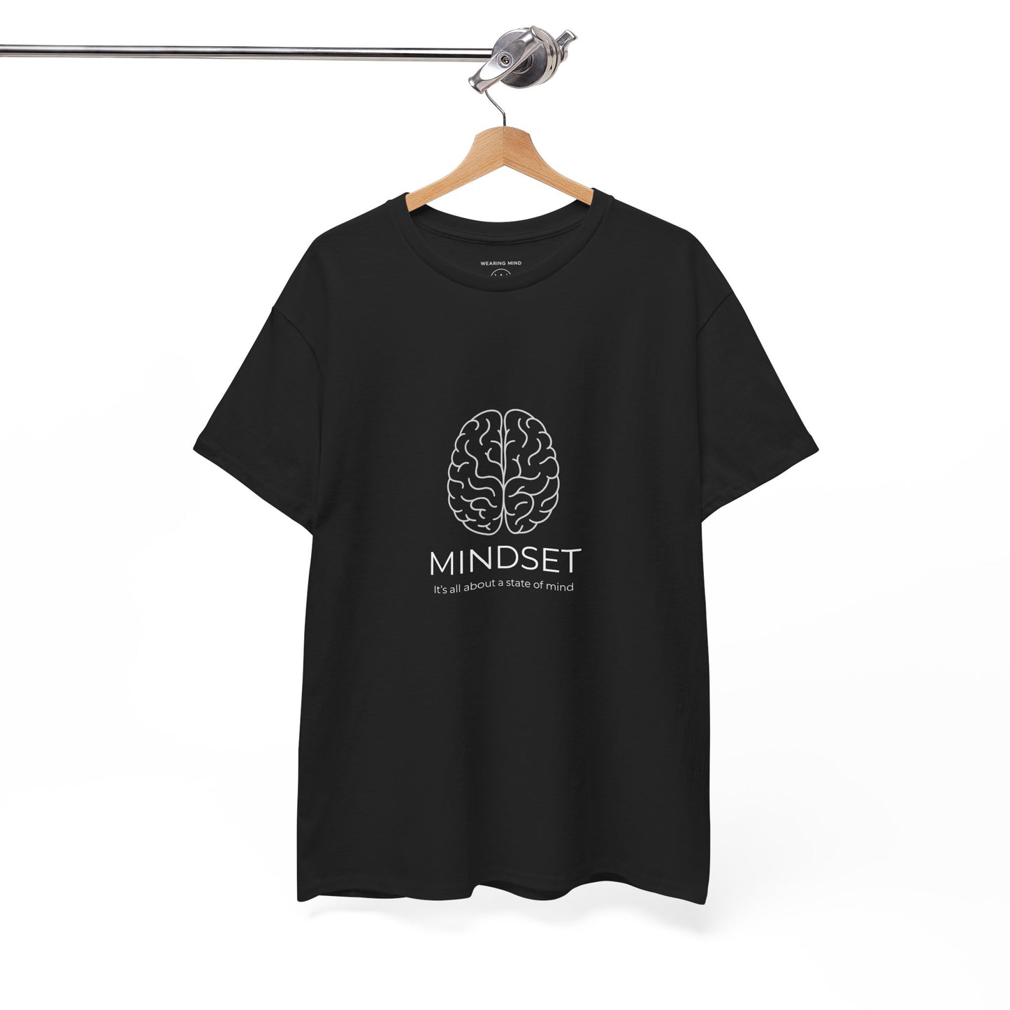 Mindset Unisex Heavy Cotton Tee - Motivational Shirt, Gift, Positive Vibe, Wellness Fashion, Inspirational Clothing