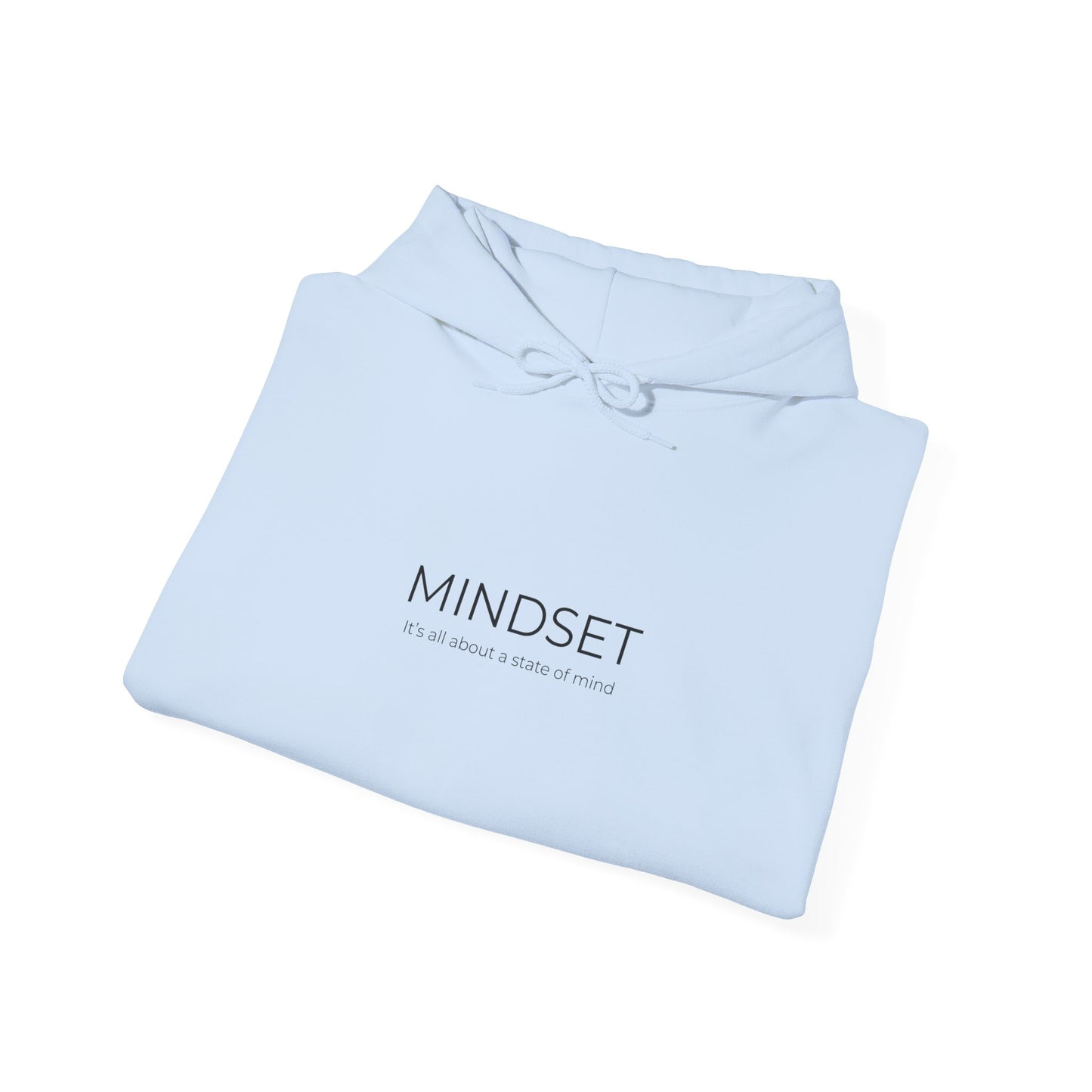 Mindset Unisex Heavy Blend Hooded Sweatshirt, Cozy Hoodie for Inspiration, Perfect Gift for Mindfulness, Motivational Apparel.