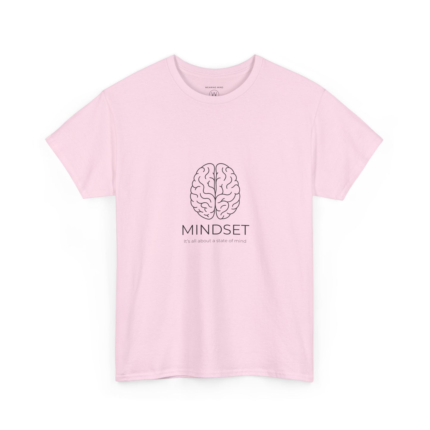 Mindset Unisex Heavy Cotton Tee - Motivational Shirt, Gift, Positive Vibe, Wellness Fashion, Inspirational Clothing