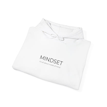 Mindset Unisex Heavy Blend Hooded Sweatshirt, Cozy Hoodie for Inspiration, Perfect Gift for Mindfulness, Motivational Apparel.