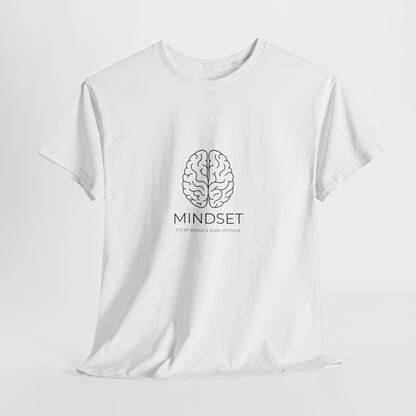 Mindset Unisex Heavy Cotton Tee - Motivational Shirt, Gift, Positive Vibe, Wellness Fashion, Inspirational Clothing