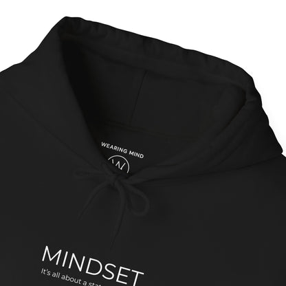 Mindset Unisex Heavy Blend Hooded Sweatshirt, Cozy Hoodie for Inspiration, Perfect Gift for Mindfulness, Motivational Apparel.