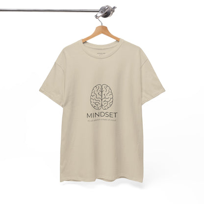 Mindset Unisex Heavy Cotton Tee - Motivational Shirt, Gift, Positive Vibe, Wellness Fashion, Inspirational Clothing