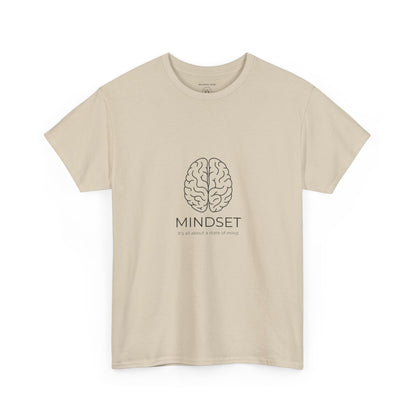 Mindset Unisex Heavy Cotton Tee - Motivational Shirt, Gift, Positive Vibe, Wellness Fashion, Inspirational Clothing