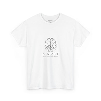 Mindset Unisex Heavy Cotton Tee - Motivational Shirt, Gift, Positive Vibe, Wellness Fashion, Inspirational Clothing