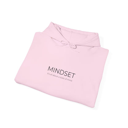 Mindset Unisex Heavy Blend Hooded Sweatshirt, Cozy Hoodie for Inspiration, Perfect Gift for Mindfulness, Motivational Apparel.
