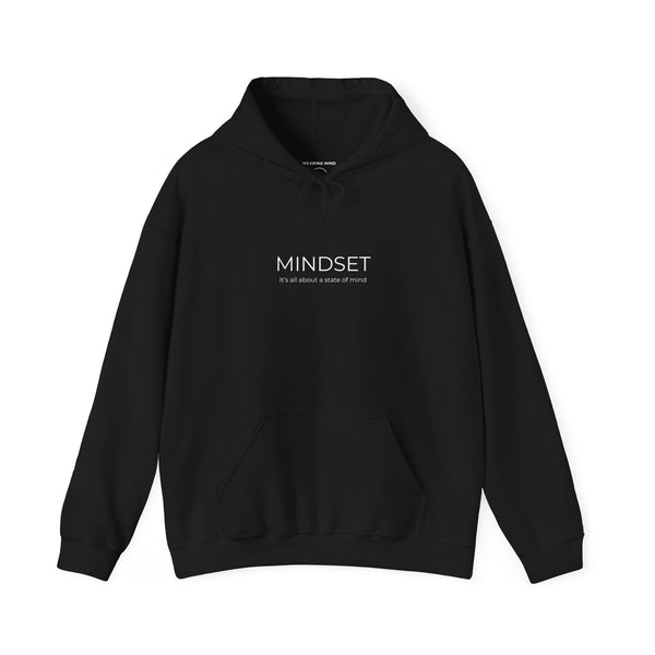 Mindset Unisex Heavy Blend Hooded Sweatshirt, Cozy Hoodie for Inspiration, Perfect Gift for Mindfulness, Motivational Apparel.