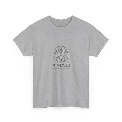 Mindset Unisex Heavy Cotton Tee - Motivational Shirt, Gift, Positive Vibe, Wellness Fashion, Inspirational Clothing