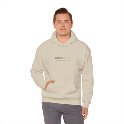 Mindset Unisex Heavy Blend Hooded Sweatshirt, Cozy Hoodie for Inspiration, Perfect Gift for Mindfulness, Motivational Apparel.