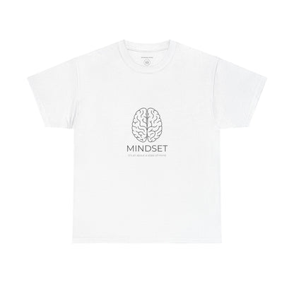 Mindset Unisex Heavy Cotton Tee - Motivational Shirt, Gift, Positive Vibe, Wellness Fashion, Inspirational Clothing