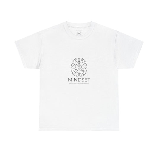 Mindset Unisex Heavy Cotton Tee - Motivational Shirt, Gift, Positive Vibe, Wellness Fashion, Inspirational Clothing