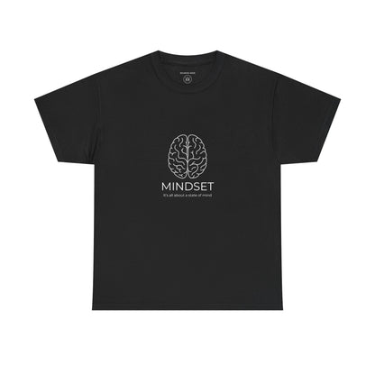 Mindset Unisex Heavy Cotton Tee - Motivational Shirt, Gift, Positive Vibe, Wellness Fashion, Inspirational Clothing