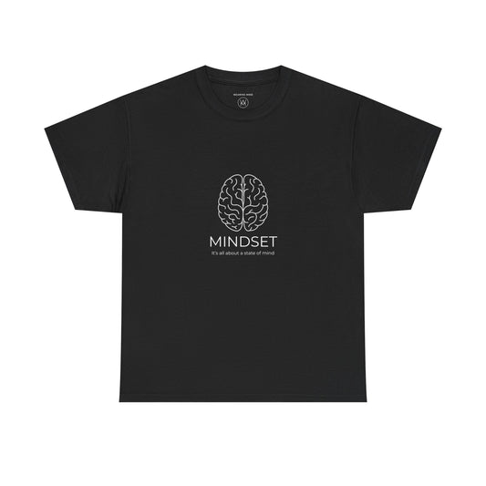 Mindset Unisex Heavy Cotton Tee - Motivational Shirt, Gift, Positive Vibe, Wellness Fashion, Inspirational Clothing