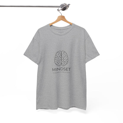 Mindset Unisex Heavy Cotton Tee - Motivational Shirt, Gift, Positive Vibe, Wellness Fashion, Inspirational Clothing
