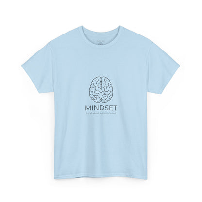 Mindset Unisex Heavy Cotton Tee - Motivational Shirt, Gift, Positive Vibe, Wellness Fashion, Inspirational Clothing