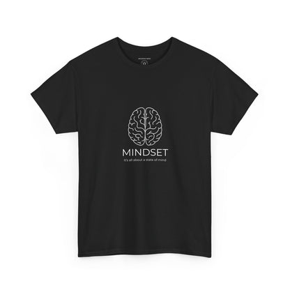 Mindset Unisex Heavy Cotton Tee - Motivational Shirt, Gift, Positive Vibe, Wellness Fashion, Inspirational Clothing