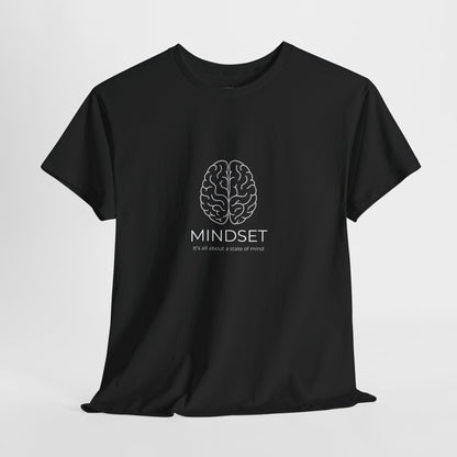 Mindset Unisex Heavy Cotton Tee - Motivational Shirt, Gift, Positive Vibe, Wellness Fashion, Inspirational Clothing