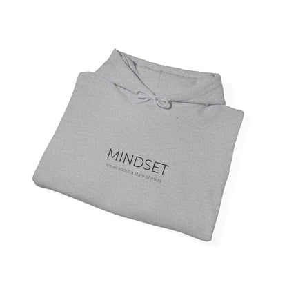 Mindset Unisex Heavy Blend Hooded Sweatshirt, Cozy Hoodie for Inspiration, Perfect Gift for Mindfulness, Motivational Apparel.
