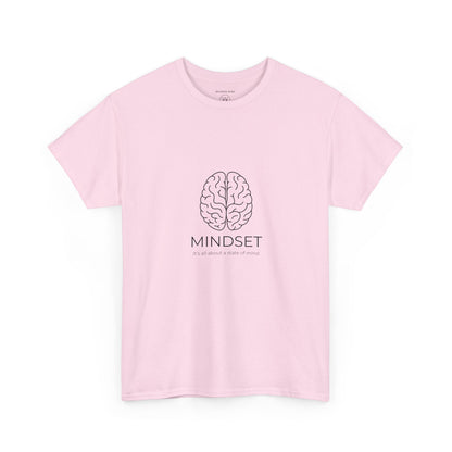 Mindset Unisex Heavy Cotton Tee - Motivational Shirt, Gift, Positive Vibe, Wellness Fashion, Inspirational Clothing