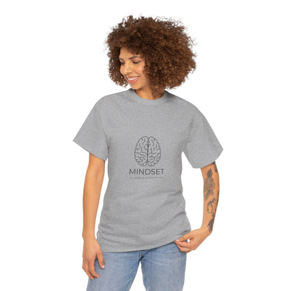 Mindset Unisex Heavy Cotton Tee - Motivational Shirt, Gift, Positive Vibe, Wellness Fashion, Inspirational Clothing