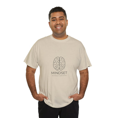Mindset Unisex Heavy Cotton Tee - Motivational Shirt, Gift, Positive Vibe, Wellness Fashion, Inspirational Clothing