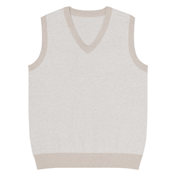 Gilet en maille à col en V